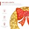 Best Choice Products 48in Pre-Lit Outdoor Christmas Wreath, LED Metal Holiday Décor w/ 140 Lights, Bow